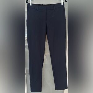 Theory Navy Blue Trousers wool stretch
